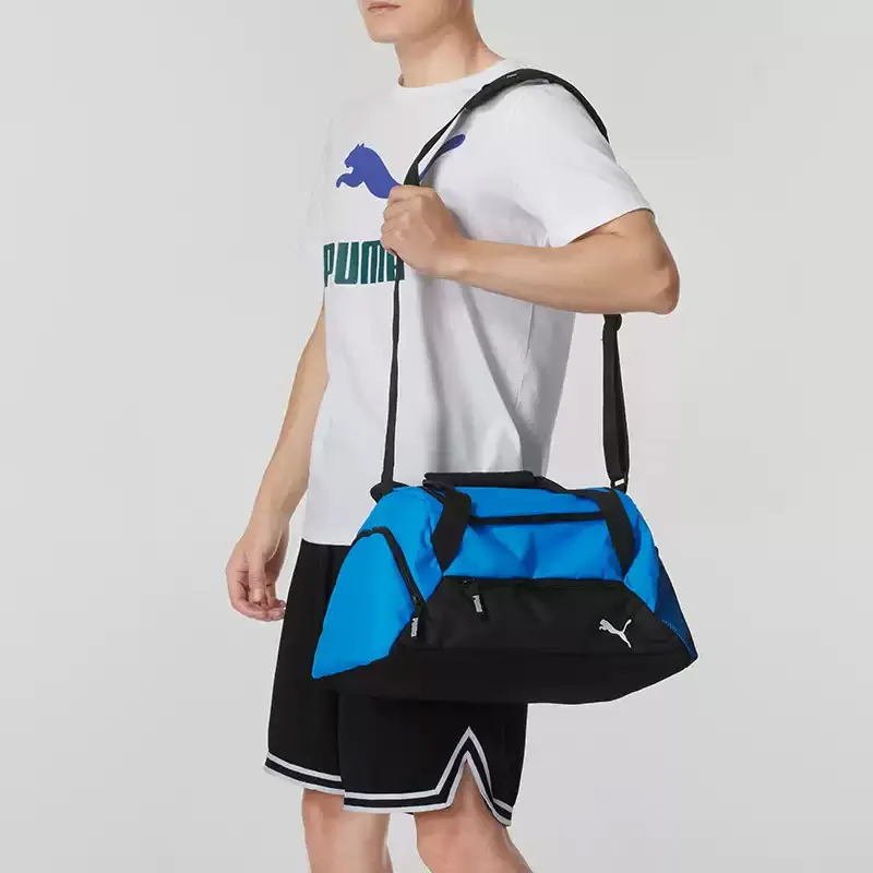 PUMA 피트니스 가방 남성용 여름 신상품 크로스바디 백 대용량 스포츠 숄더백 핸드 090232-02