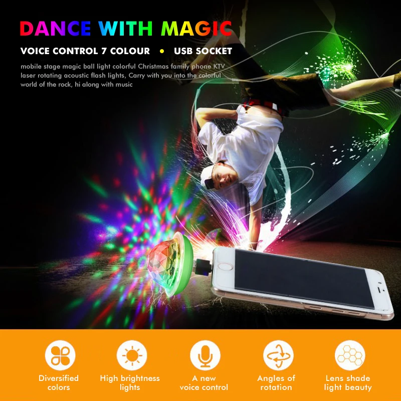 

Новое поступление, автомобильная светодиодная декоративная лампа, мини-лампа для интерьера автомобиля, светодиодное освещение со сценическим эффектом для дискотеки и клуба