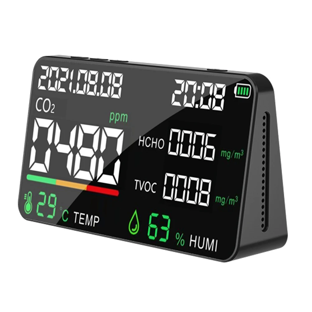 Analisadores de gás Qualidade do Sensor Umidade Temperatura Tester Monitor Qualidade do sensor umidade temperatura tester monitor qualidade do 02