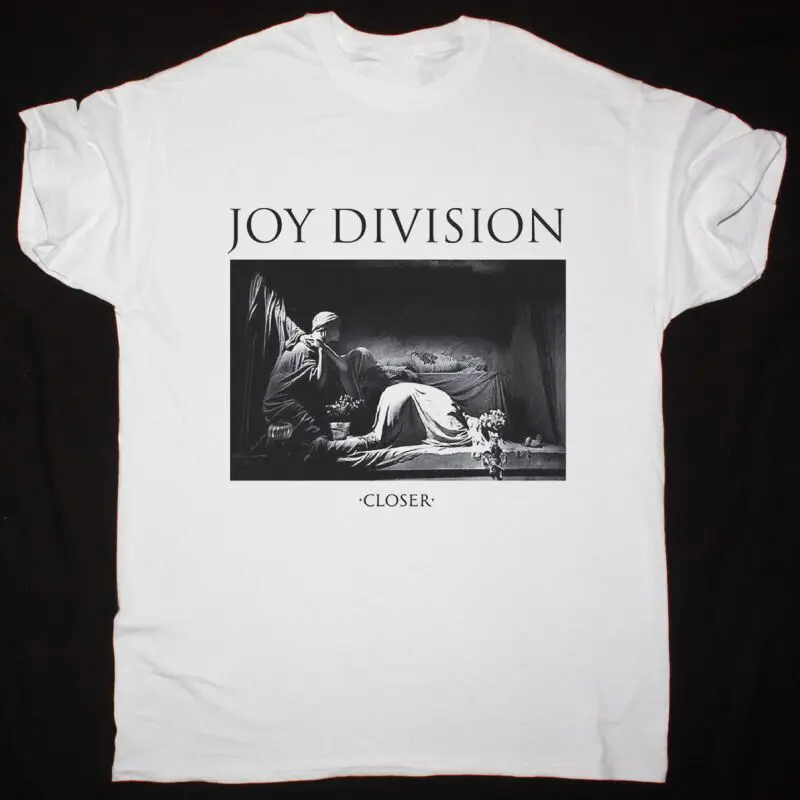 Joy Division Closer Heavy Cotton White Full Size Unisex Shirt