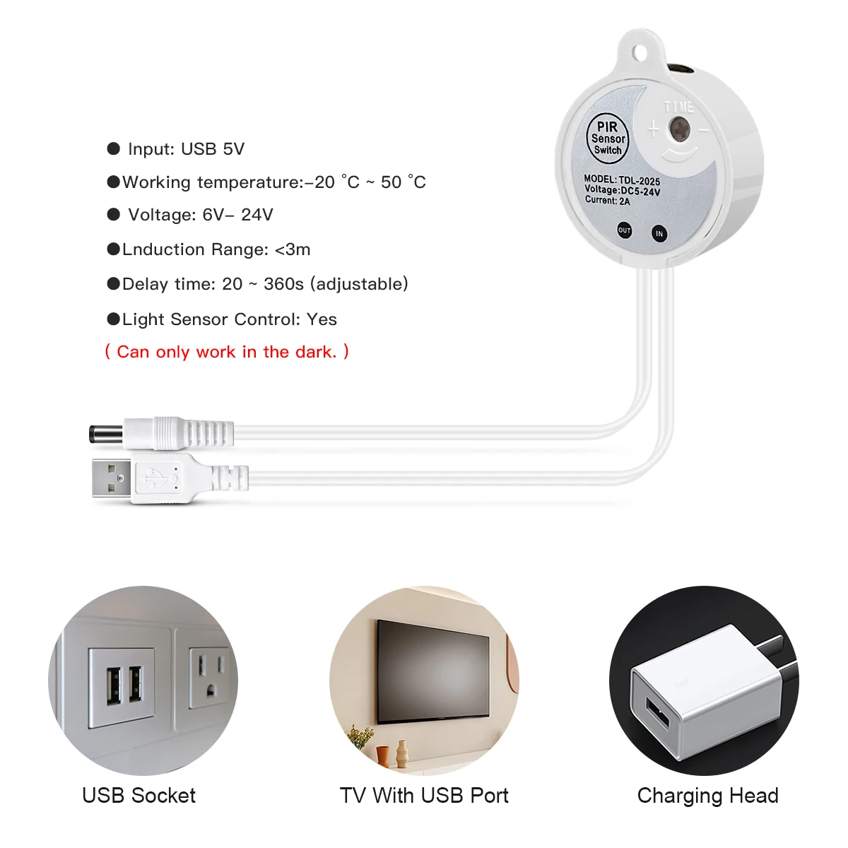 Smart PIR Motion Sensor Super Bright COB LED Strip Neon Light Auto ON/OFF 320leds/m Waterproof for Kitchen,Stair,Wardrobe Decor 5