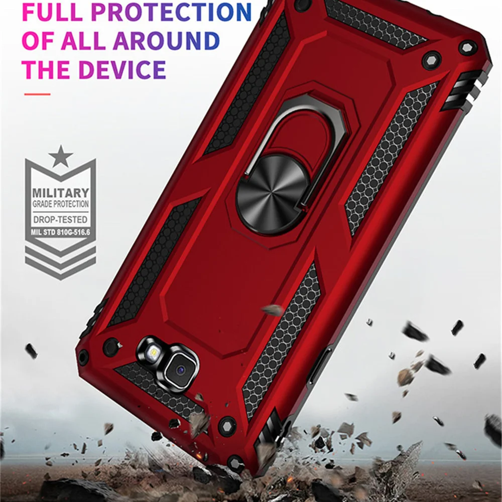 Galaxy J7 Prime Shockproof Kickstand Case For Samsung Galaxy J7 Prime J3 Star J4 Core J6 Plus J8 J730 J737 J337 J260 J415 J610