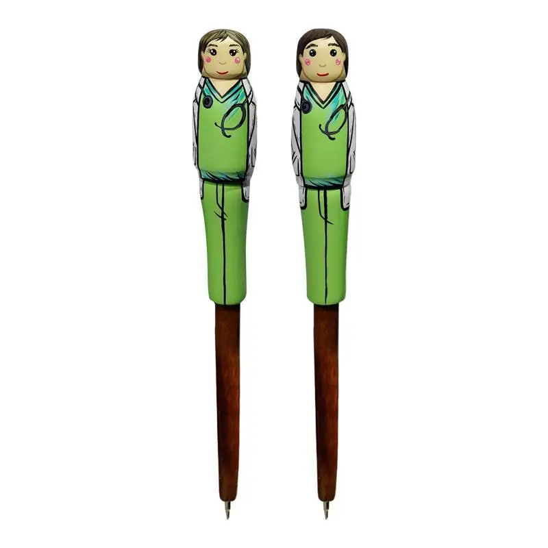 

1 шт. забавная шариковая ручка с докторским дизайном, Мультяшные докторские ручки, офисные и школьные принадлежности для студентов, милые канцелярские принадлежности