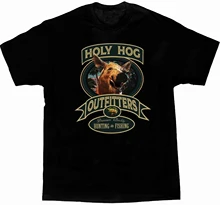 

Creative Design Wild Hog Hunting Fishing T-Shirt. Summer Cotton Short Sleeve O-Neck Mens T Shirt New S-3XL