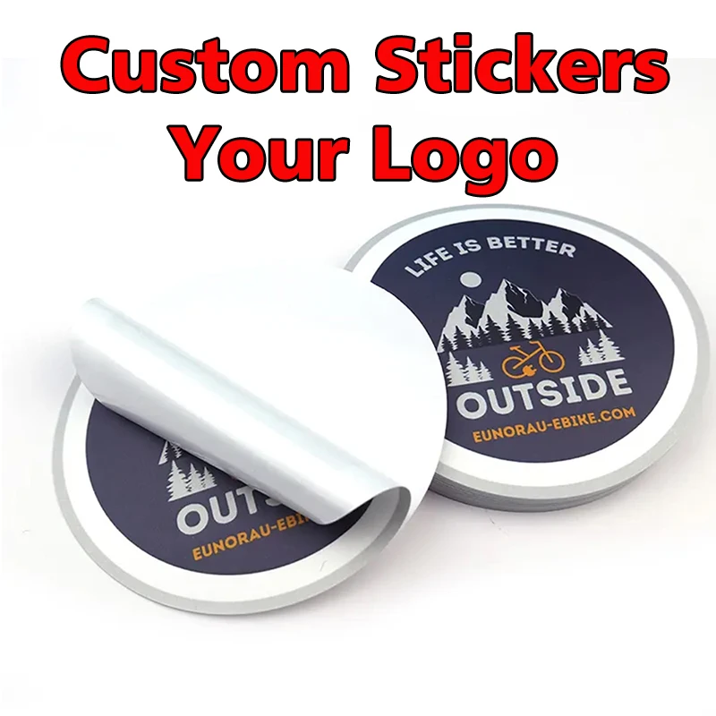 Business Logo Stickers Custom Stickers & Personalized Labels - Choose ...