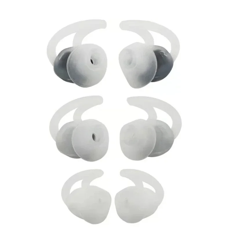 3 Pairs Earbuds Tips For BOSE Soundsport Wileless QC20 QC30 Replacement Noise Isolation Silicone In Ear Earphones S/M/L