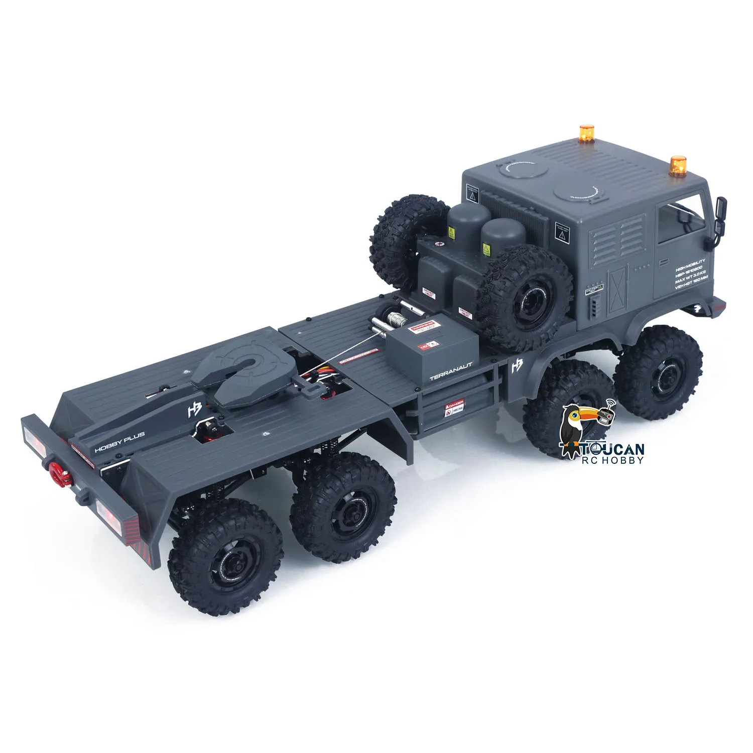 Camion militaire RC 1/18 8x8 tout-terrain RTR - Hobby Plus