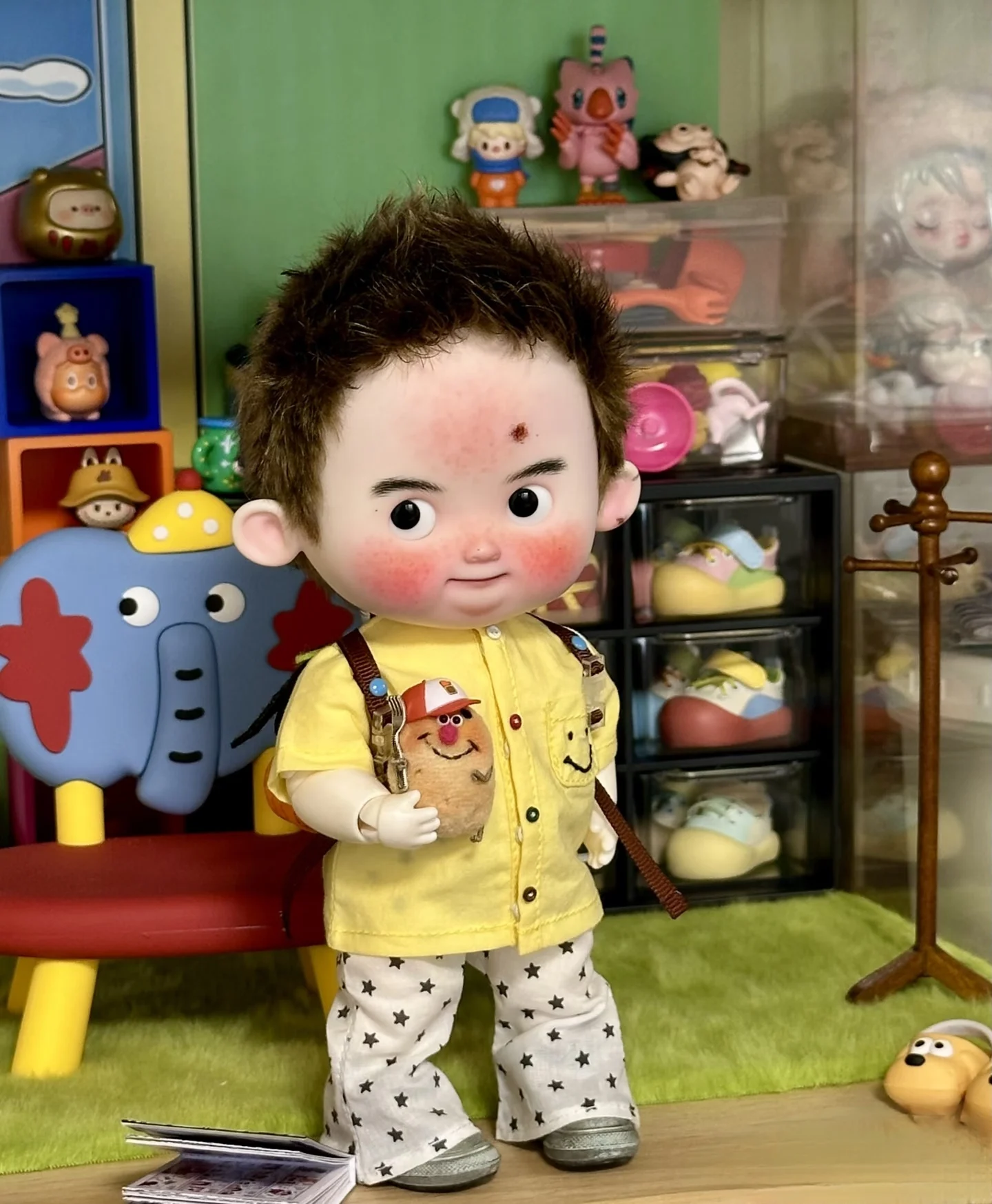 BJD 1/6 Big Head Doll DIY Children's Doll Toy Gift Accessories - 5