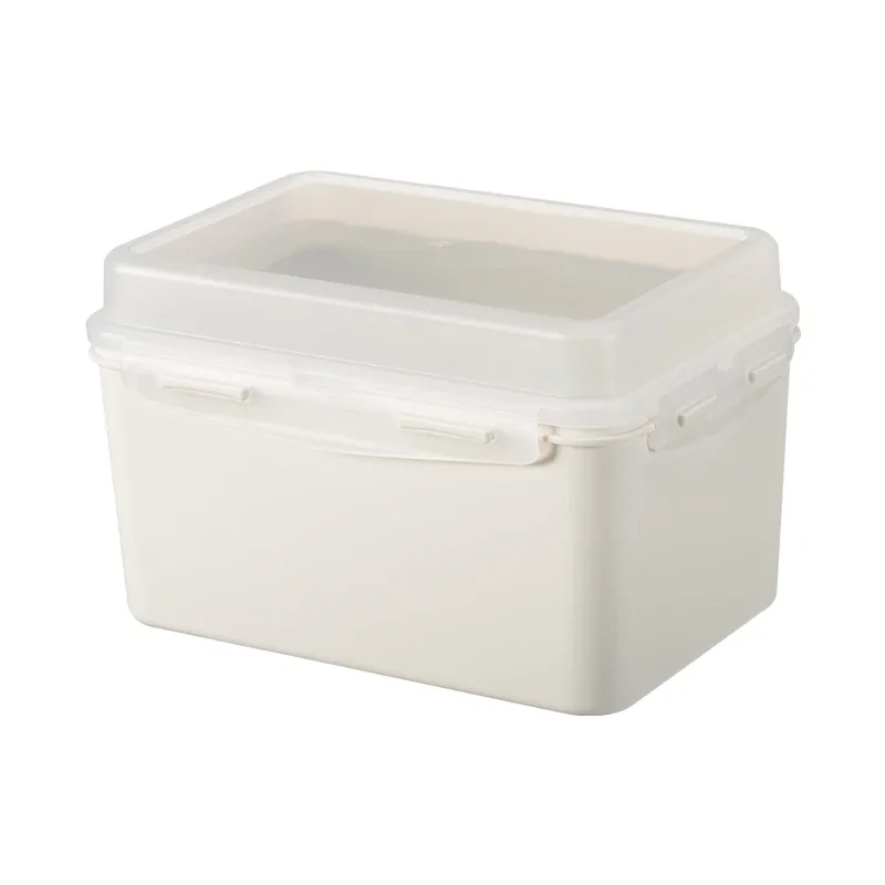 SHIMOYAMA Toast Box Sealed Refrigerator Fresh Keeping Crisper Sandwich Box with Lid Plastic Vegetable Fruit Storage Container 6