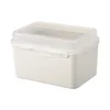 SHIMOYAMA Toast Box Sealed Refrigerator Fresh Keeping Crisper Sandwich Box with Lid Plastic Vegetable Fruit Storage Container 6