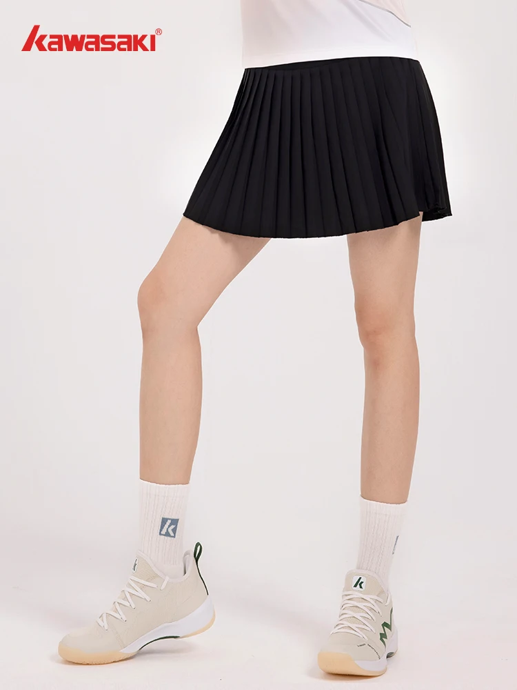 Kawasaki Sport Skirt Badminton Golf Wear Women's Casual Anti Glare Running Skirt Quick Drying Tennis