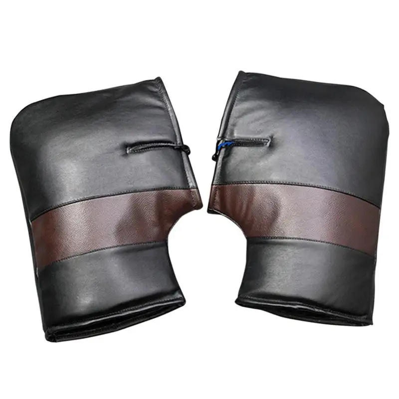 

Winter Warm Cycling Glove Men Women Wind Rainproof Waterproof Handlebar Mittens Road Bike Bar Warmer Gloves Mitts For Bicycle