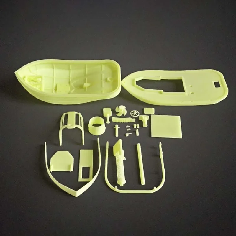 1/18 RC Mini Tugboat Model Kit 3D Printed Mini Coal Tugboat Model DIY Handmade Remote Control Ship Model Toy Collection 4