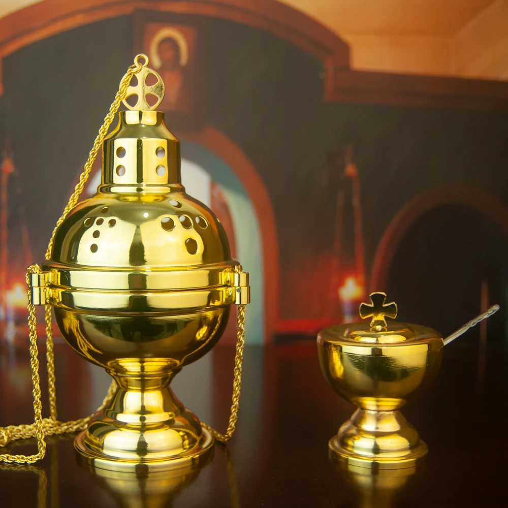 Orthodox Church Mass Supplies With Western Classic Eastern Greek Style Incense Burners &Kappa;&alpha;&upsilon;&sigma;&tau;ή&rho;&alpha;&sigmaf; &theta;&upsilon;&mu;&iota;ά&mu;&alpha;&tau;&omicron;&sigmaf; orthodox church supplies
