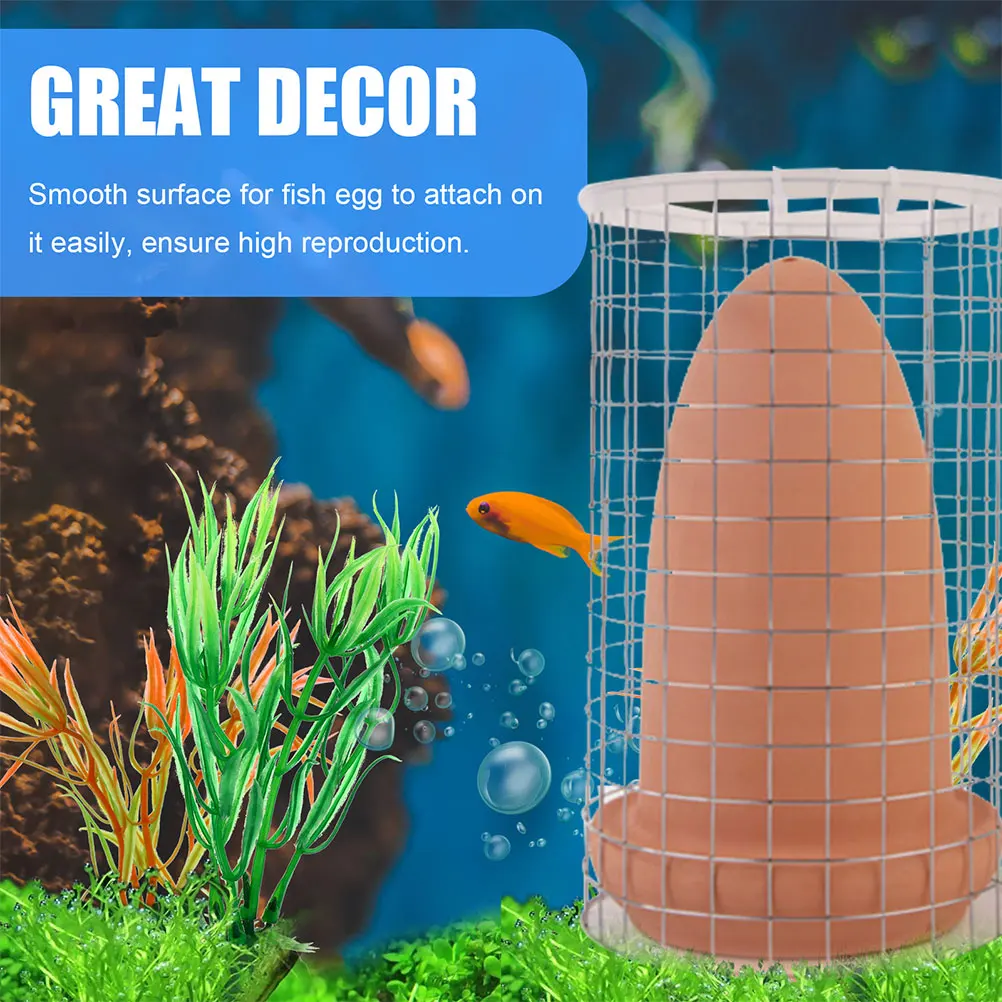 Aquarium Egg Crate Spawning Bucket Breeding Fish Cone Cylindrical Breading Tank