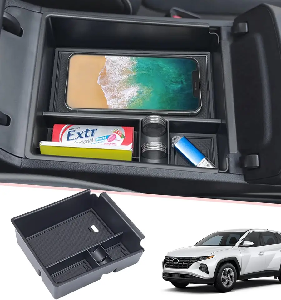 RUIYA Organizador De Consola Central Para 2022+ Hyundai Tucson/Santa
