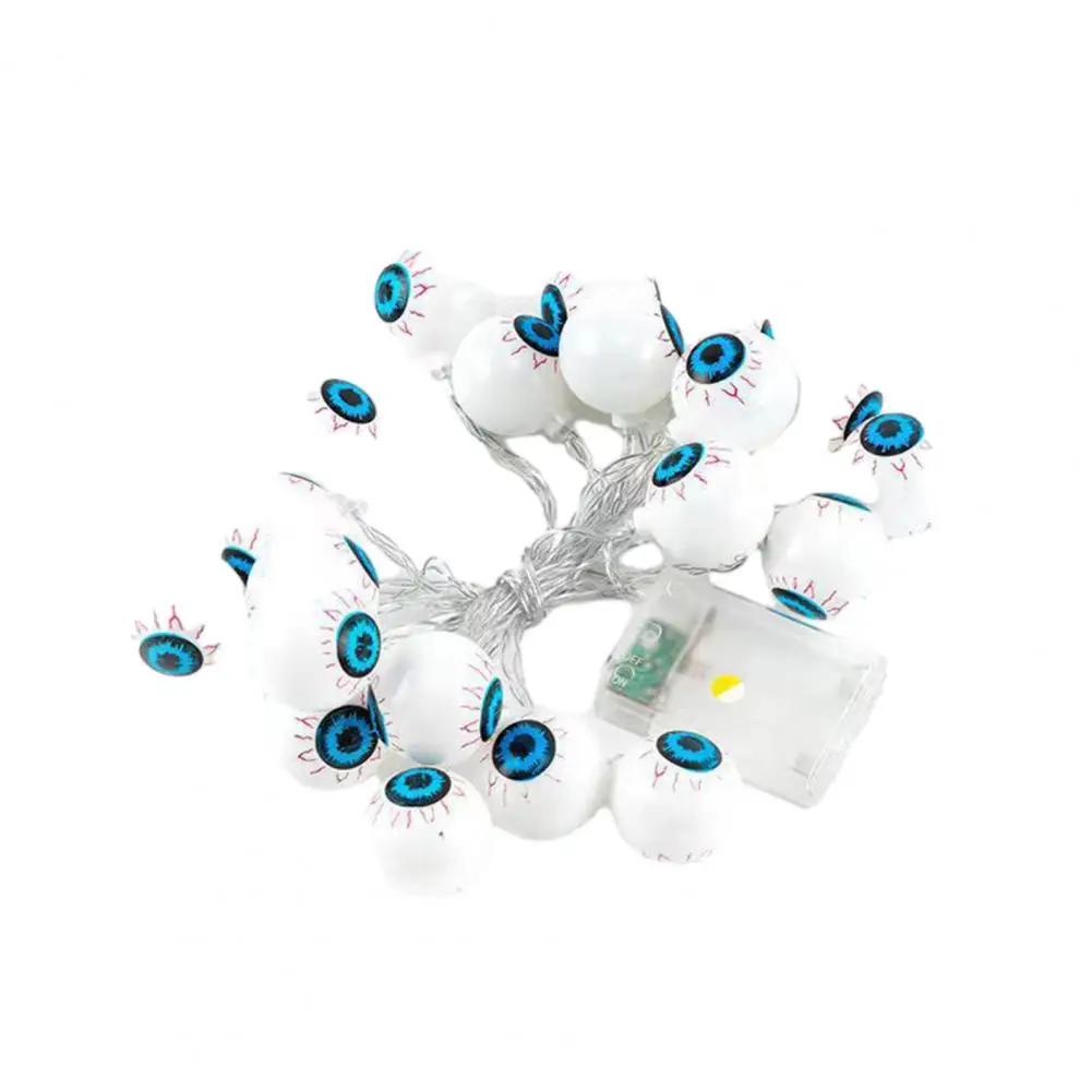 

Eyeball Lights Spooky Led Eyeball String Lights for Haunting Halloween Decor Twinkling Ghost Eye Ornaments Flashing Festival