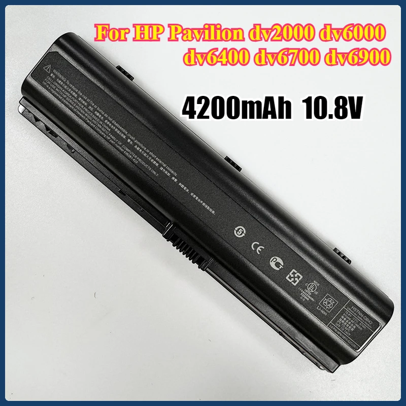 Laptop Battery  for HP Pavilion Dv2000 Dv6000 Dv6400 Dv6700 Dv6900 DV6400 DV6500 G6000 G7000 HSTNN-IB42 HSTNN-LB42