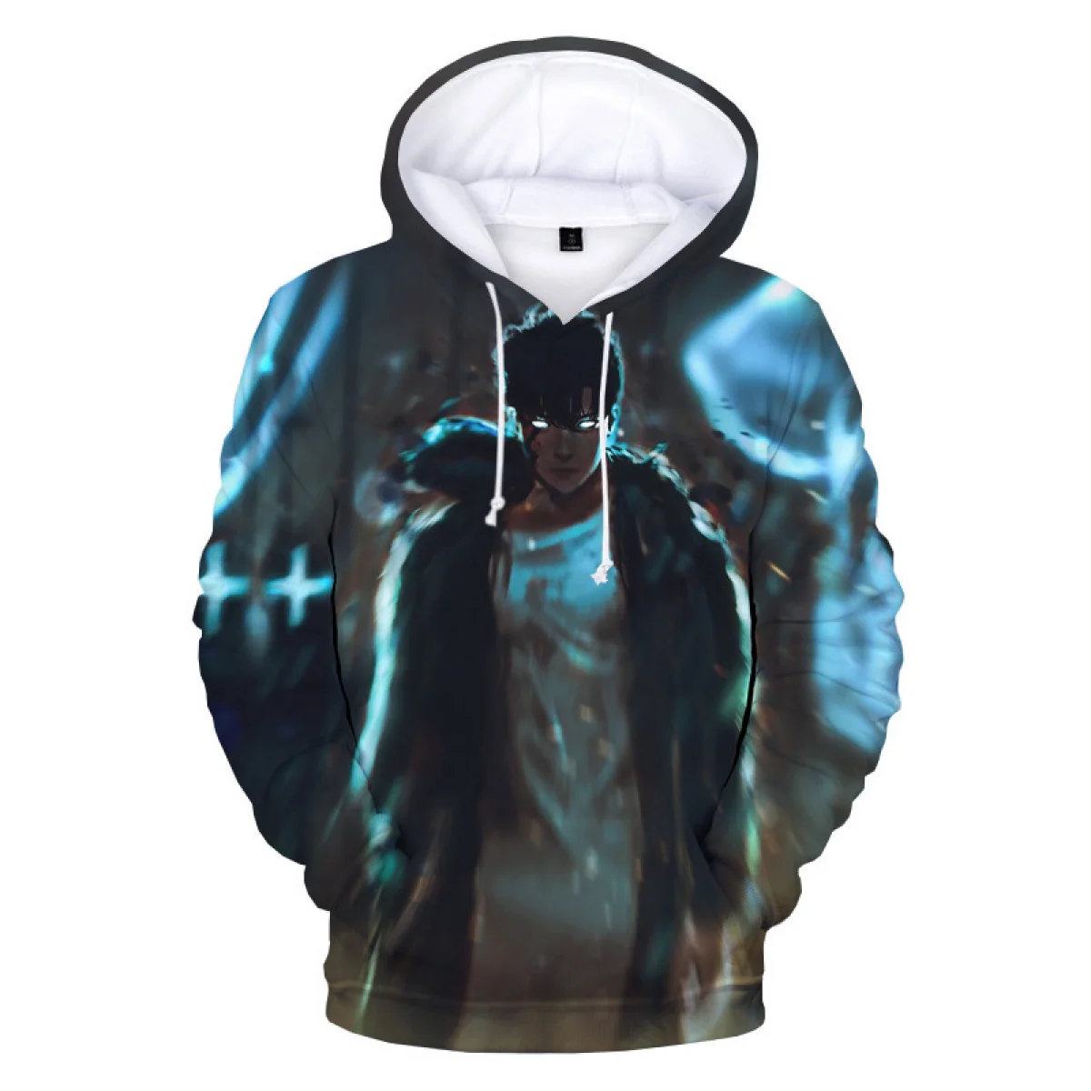 thumbnail image 1 of Sudadera con capucha y estampado 3D de Anime Solo Leveling, sudadera informal de Halloween, ropa de calle, hip hop, para hombre y mujer, 1 of 5