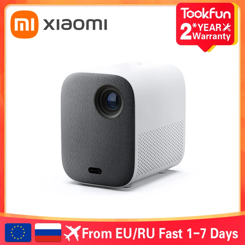 New Xiaomi Smart Youth Edition Projector 2 For Home Lumens 1080P Support Side Projection Auto Focus Dolby TV Sound Box