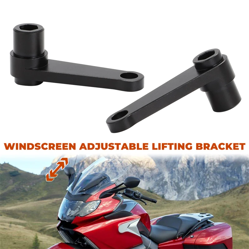 

Moto Adjustable Windshield Windscreen Lifting Rising Bracket Holder For BMW K1600GT K1600GTL K1600B K1600GA R1200RT K 1600 GT