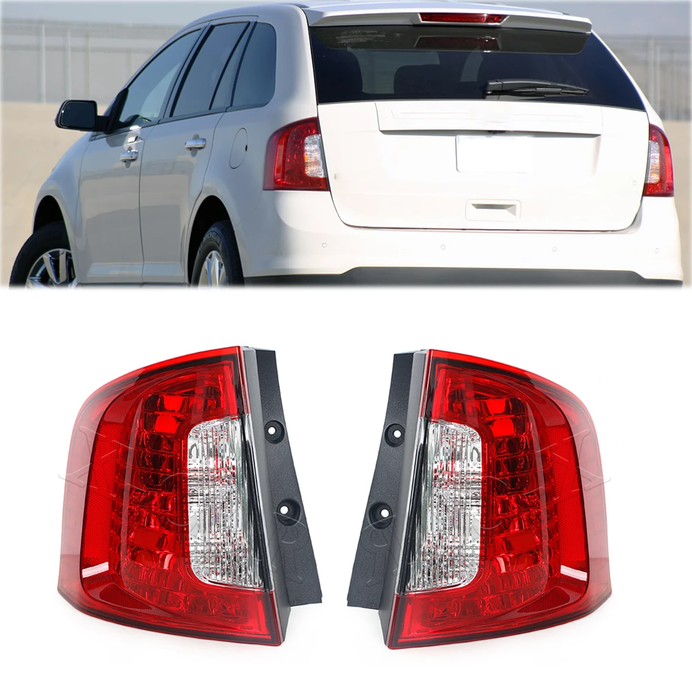 

Tail Lamp No Bulb Rear Bumper Reflector Stop Brake Light For Ford Edge 2011 2012 2013 2014 BT4Z-13405-B 166-02337BL For Car