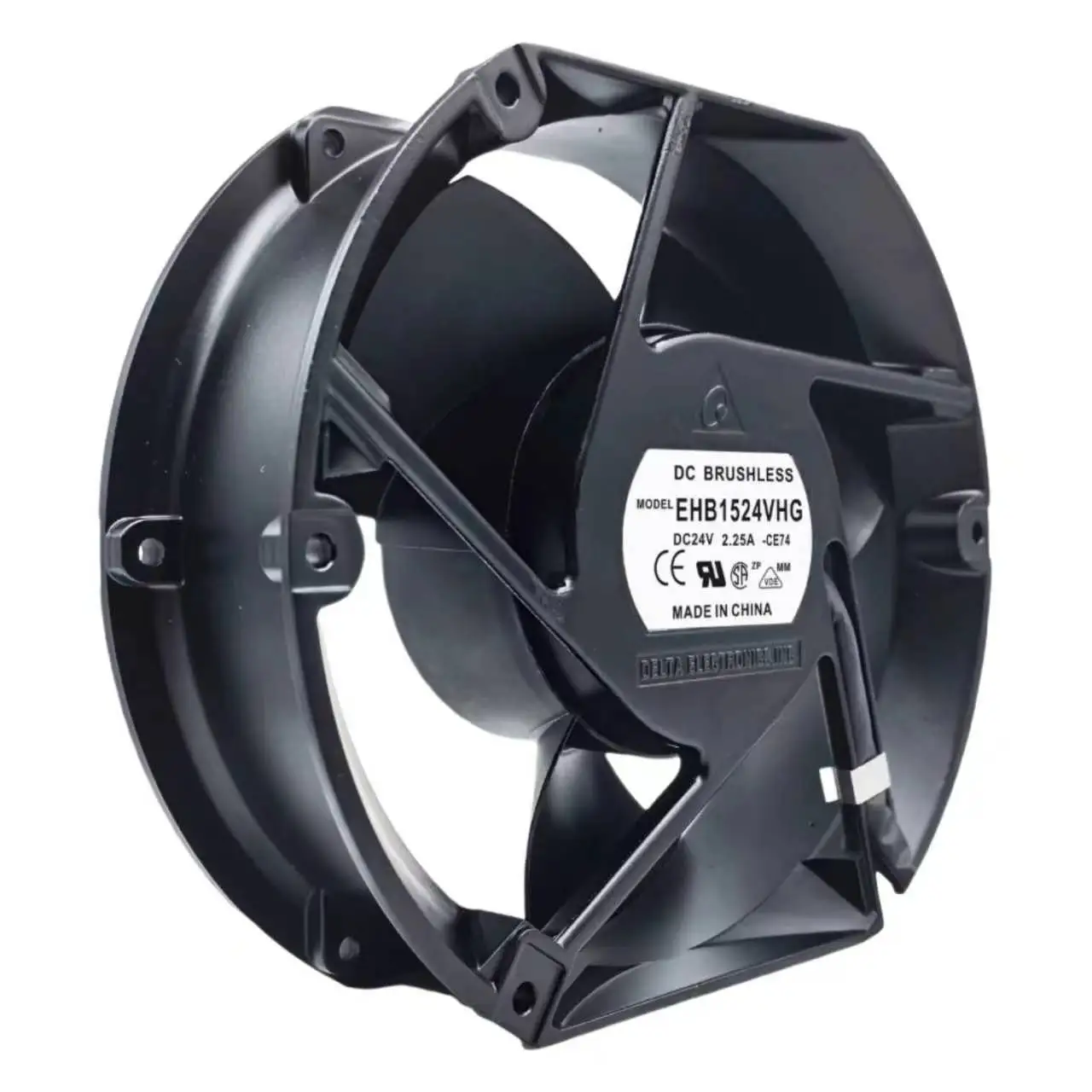 오리지널 델타 EHB1524VHG-CE75 172x172x51mm 고속 블로워 - 24V 0.9A 4000RPM 302CFM 인버터/냉각용 23W, 60dB