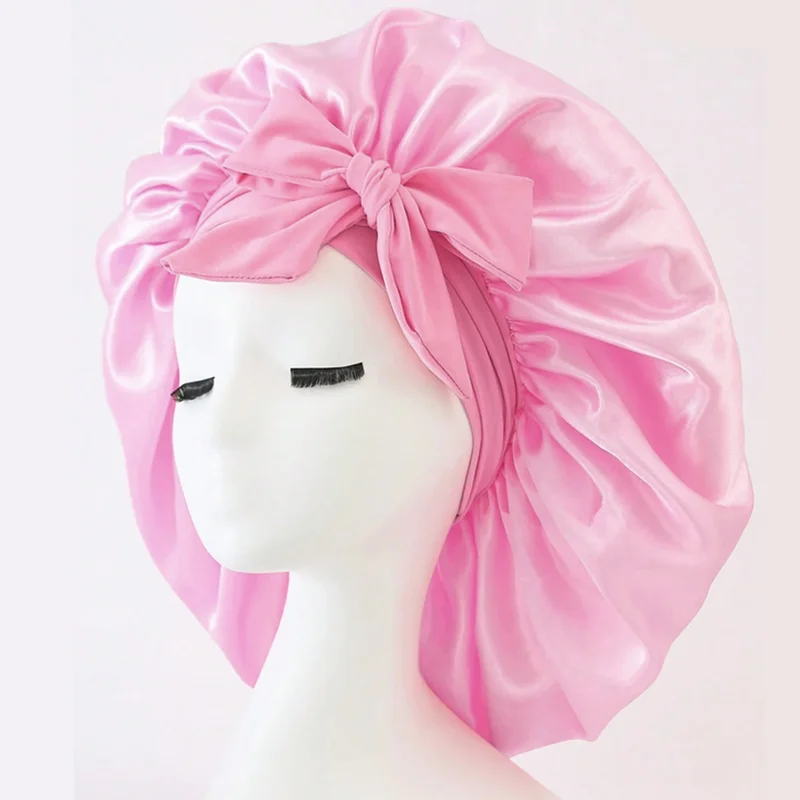 Satin Bonnet Silk Adjustable Bonne For Sleeping Hair