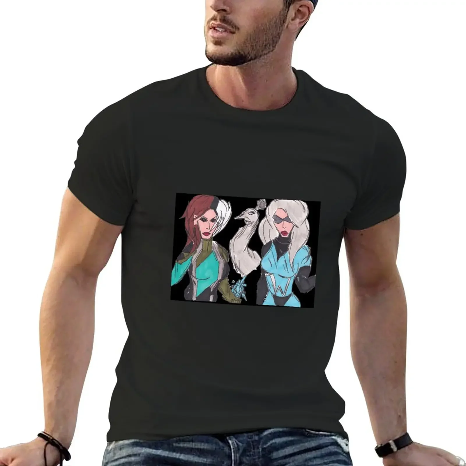

ASIAN AGENTSSS T-Shirt vintage clothes plain t shirt men