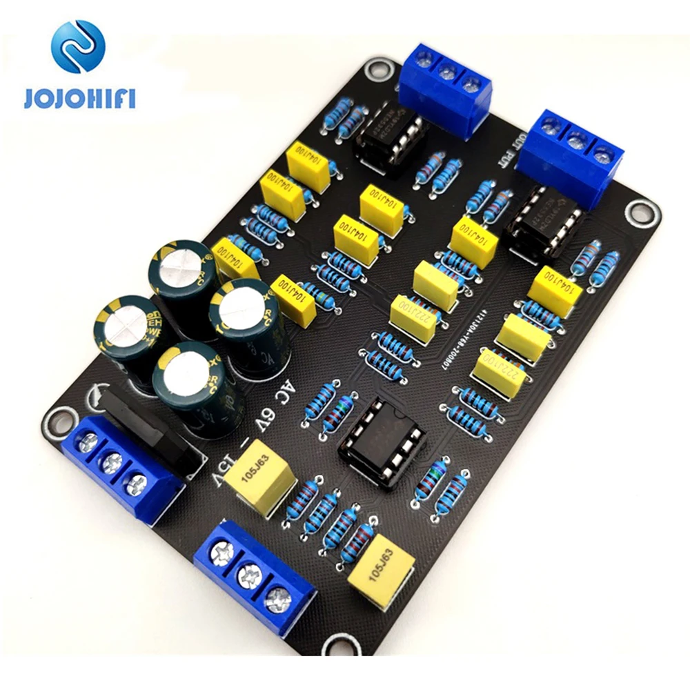 1pcs-10pcs Active Electronic Frequency Two Way NE5532 Pre-chip Divider Division Module Stereo 4 Channel Output