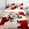 Marilyn Monroe Duvet Cover Comforter Fear Bedding sets Soft Quilt Cover and Pillowcases for Teens Boy Single Double Queen King 4