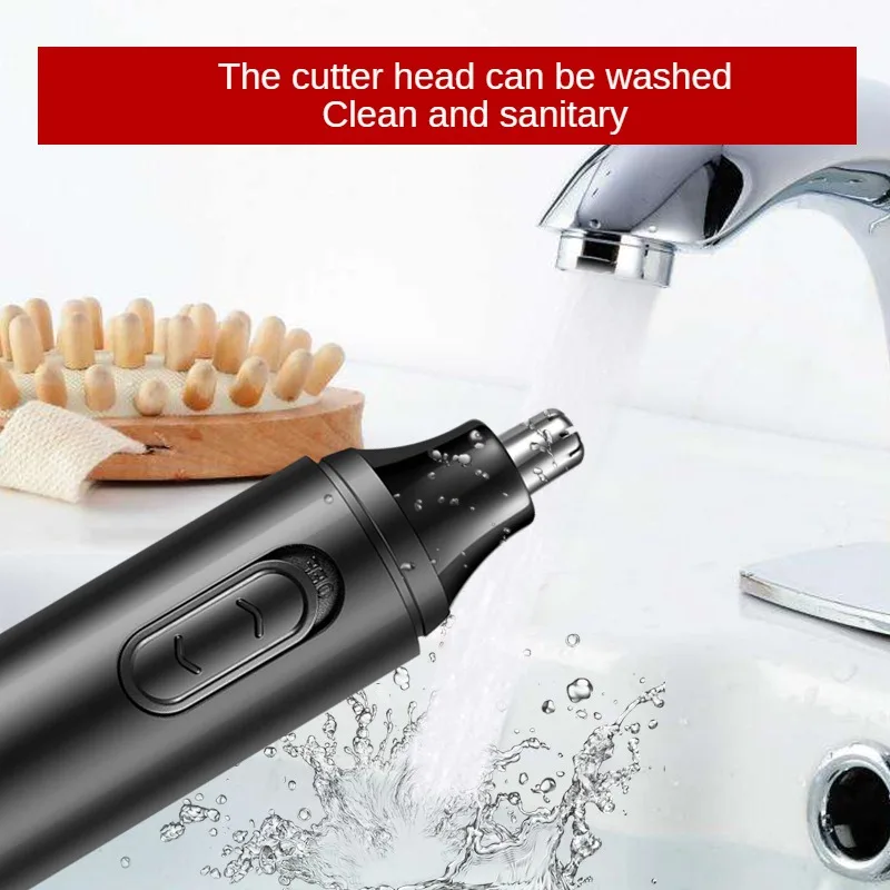 Electric Nose Hair Trimmer USB Rechargeable 360 Degree Hair Shaver Eyebrow Shaver  Women Clippers Men Cortar Pelos De La Nariz 2