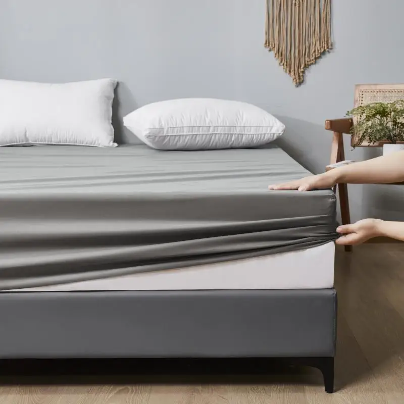 Description Picture 5 of itemSafe Waterproof Mattress Protector, Soft Comfortable Breathable Solid Color Bedding Mattress Cover Fitted, Machine Washable