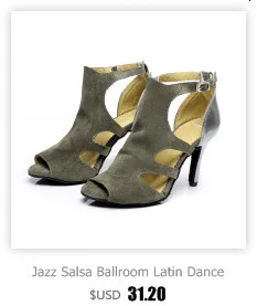 Discounts Sale Jazz Salsa Ballroom Latin Dance Shoes High Heel For Dancing Women Training Ladies Black Flock 1022 Summer Boots