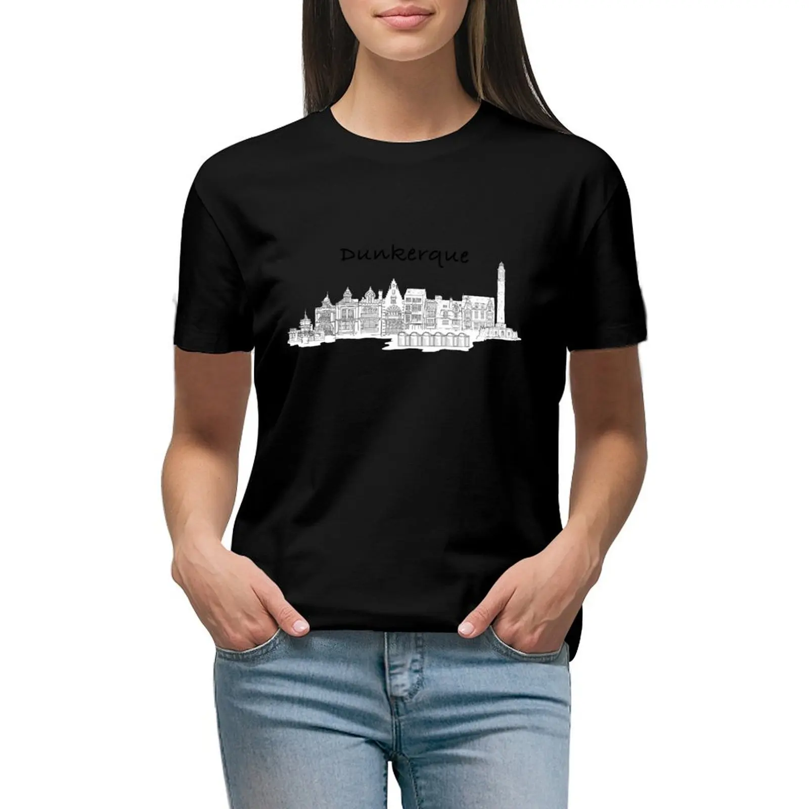 

Dunkirk Scenic T-shirt aesthetic clothes Aesthetic clothing luxury designer clothing Women