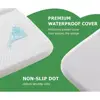 Tri-Fold Pack and Play Mattress Portable Crib Mattress Memory Foam Washable Cover Lightweight Storage Bag Travel Safe Sleep 5