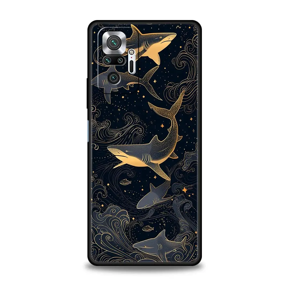 Shark Design Soft Phone Case
