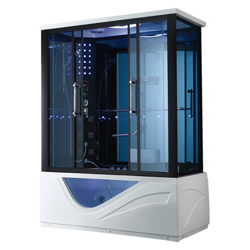 Bathroom furniture1.6m integral shower room integrated bathroom steam sauna jacuzzi home