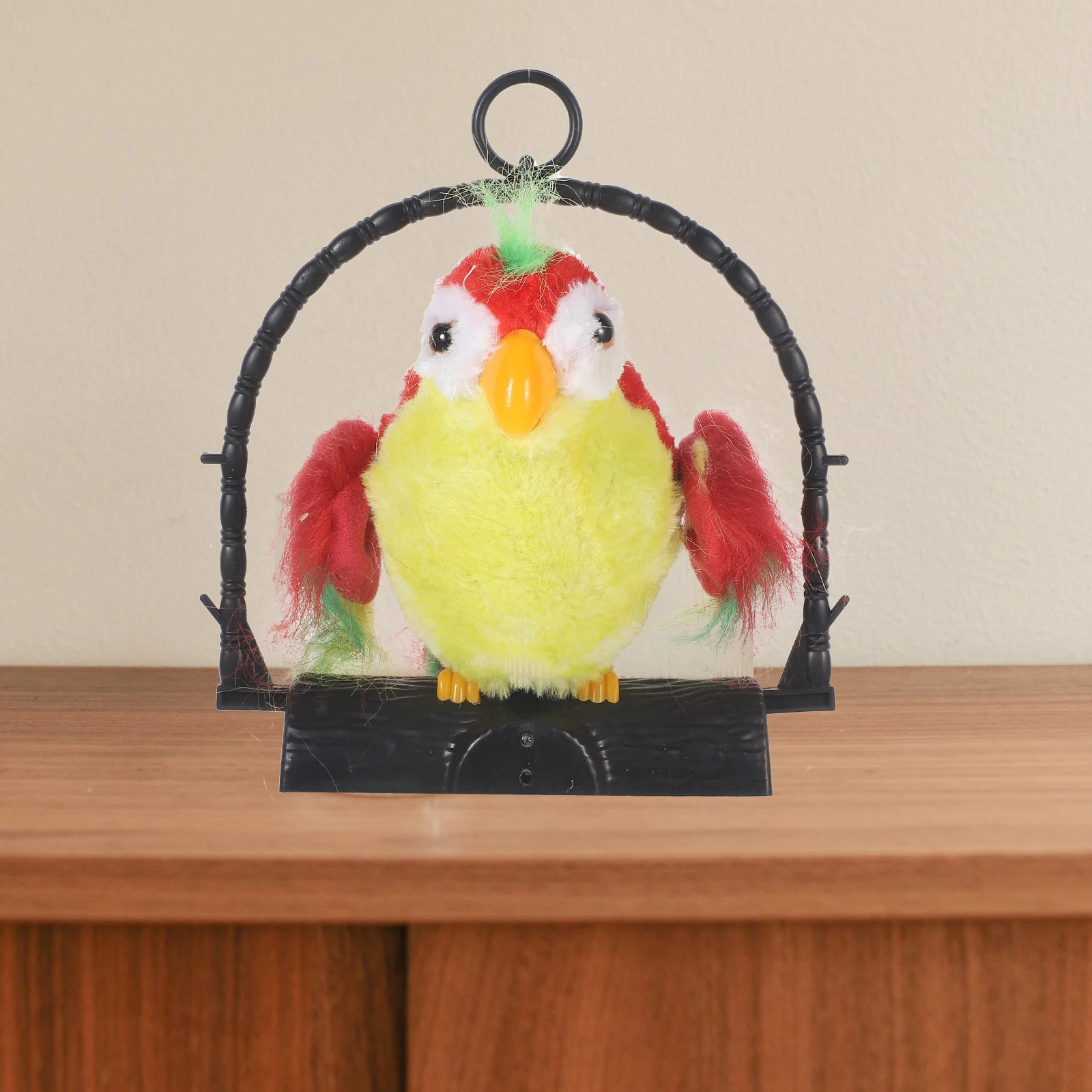 Plush Figure Toys Recording Hanging Decoration Early Learning Parrot Kids Educational Red Talking Child 6