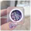 16colors Heart Shape Glitter Gel Polish Canning Flash Sequin Flowers Gel Nails Polish 5ml Semi Permanent Gel Nail Polish 4