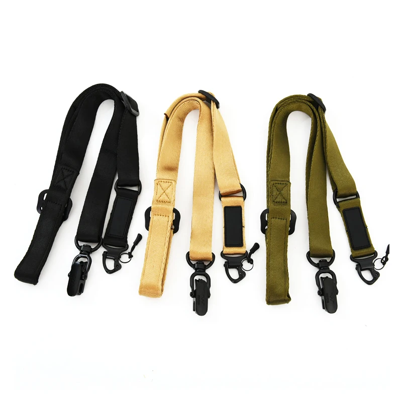 Adjustable Tactical Sling - Secure Single-Point Safety Strap with Hook