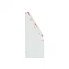 Kids Sling Book Rack Organizer 4 Tier Fabric Storage Bookshelf Children Wood Frame Bianca White Easy Access Book Storage 3