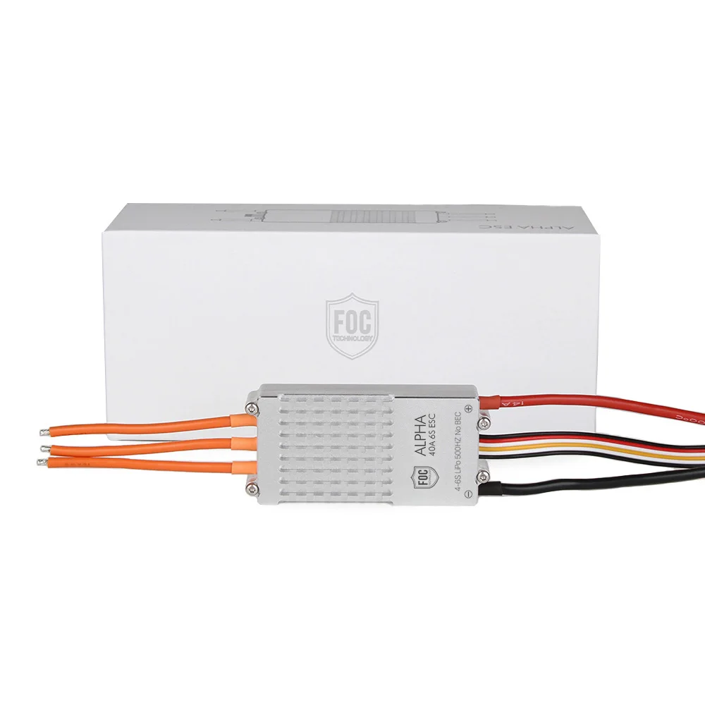 T-모터 ALPHA 40A 저전압 FOC ESC 전자 속도 컨트롤러, 브러시리스 모터 멀티콥터 RC 드론 MN501S MN601S