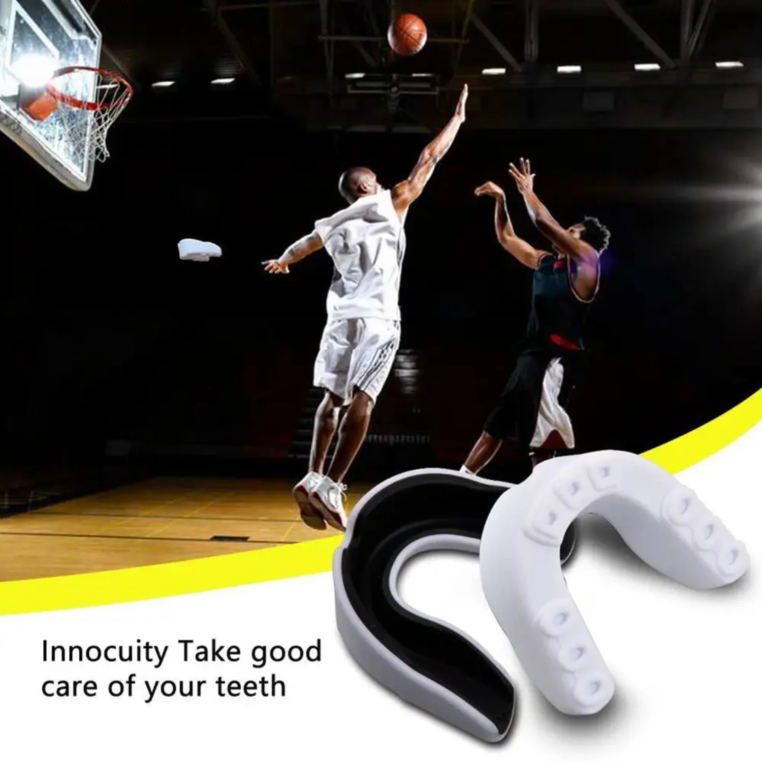 Sports Mouthguard Teeth Protector Trainer Tooth Brace Adult Teeth Protective Taekwondo Boxing Fight Karate