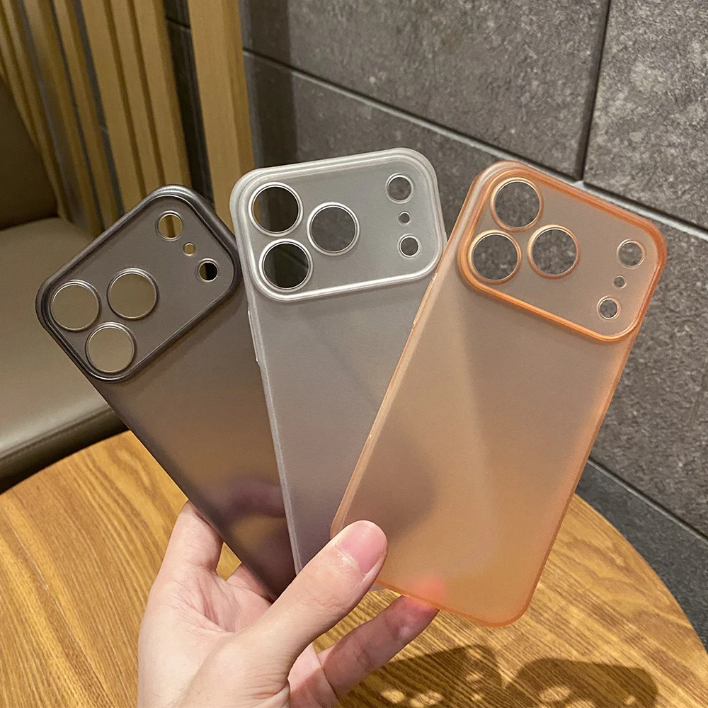 Ultra Thin Frosted Phone Case - 0.3mm Slim Matte PP Cover