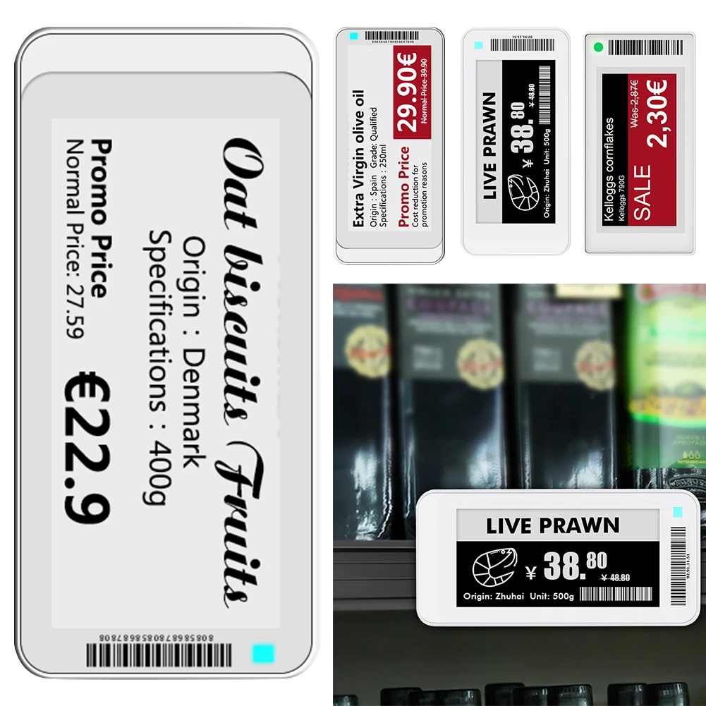 2.1inch 2.9inch Epaper Module BT Version with App Operating Software TFT Screen E-paper E-Ink EInk Display Screen E-Ink Display