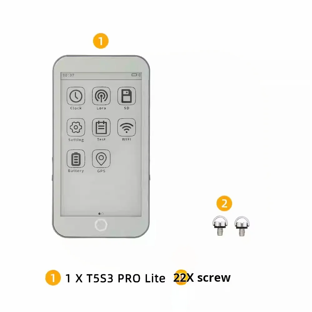 릴리고 ® T5S3 Pro Lite ESP32-S3 4.7인치 전자종이 디스플레이 개발 보드(웜 백라이트 포함)
