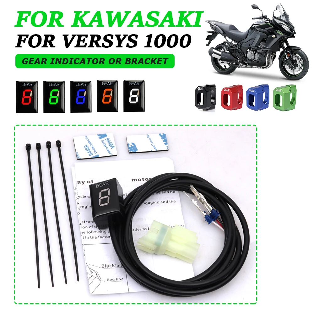 Motorrad Ganganzeige, Speed ​​Gear Digitalanzeige, ECU-Stecker Für Kawasaki  ER6N Z1000SX Ninja 300 400 Z1000 Z800 Z750 versys 650 Z400 ER-6F KLE650  VULCAN S 650 VN900 ZRX1200 Z650 Brute Force 750 Teryx all years - AliExpress