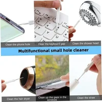 Ensemble de nettoyage de Port de chargement de haut-parleur de téléphone portable, bouchon anti-poussière pour écouteurs iPhone 16 15 14, Kit de nettoyage, brosse pour Samsung Xiaomi 6