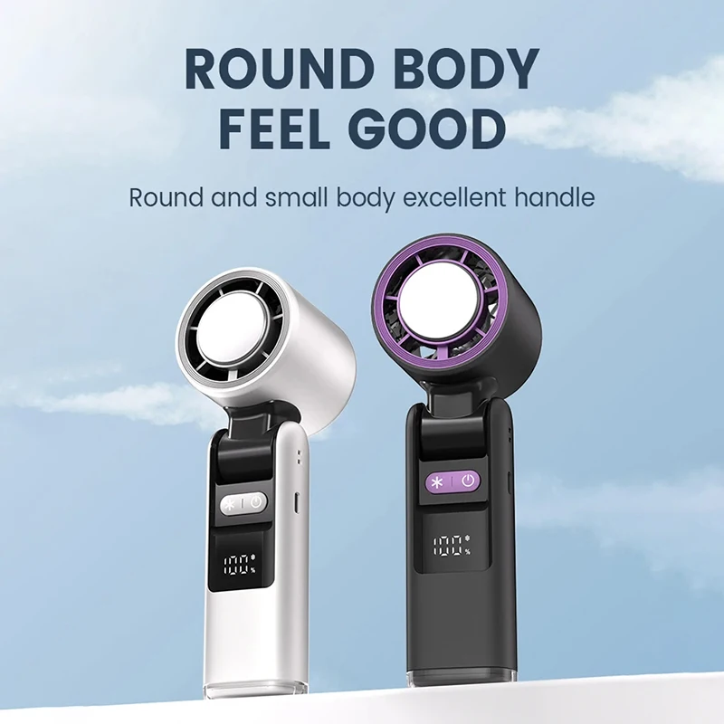 Portable USB Digital Display High Speed Turbo Fan